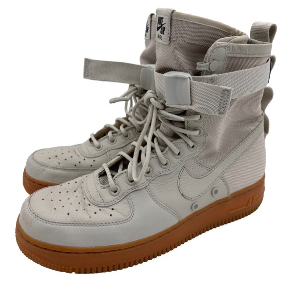 Nike Shoes - Women's Nike AirForce 1 Gum Light Bone HighTop Sneakers 857872-004 Size 11